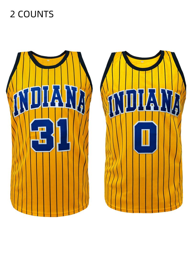 Men's Basketball Jersey, Loose Letter Embroidery Sleeveless Basketball Vest, Breathable Fabric Basketball Shirt for Training, Casual & Outdoor Sports, Sportswear Top, Jersey Tee, Breathable Athletic Top, Athletic Training Apparel
