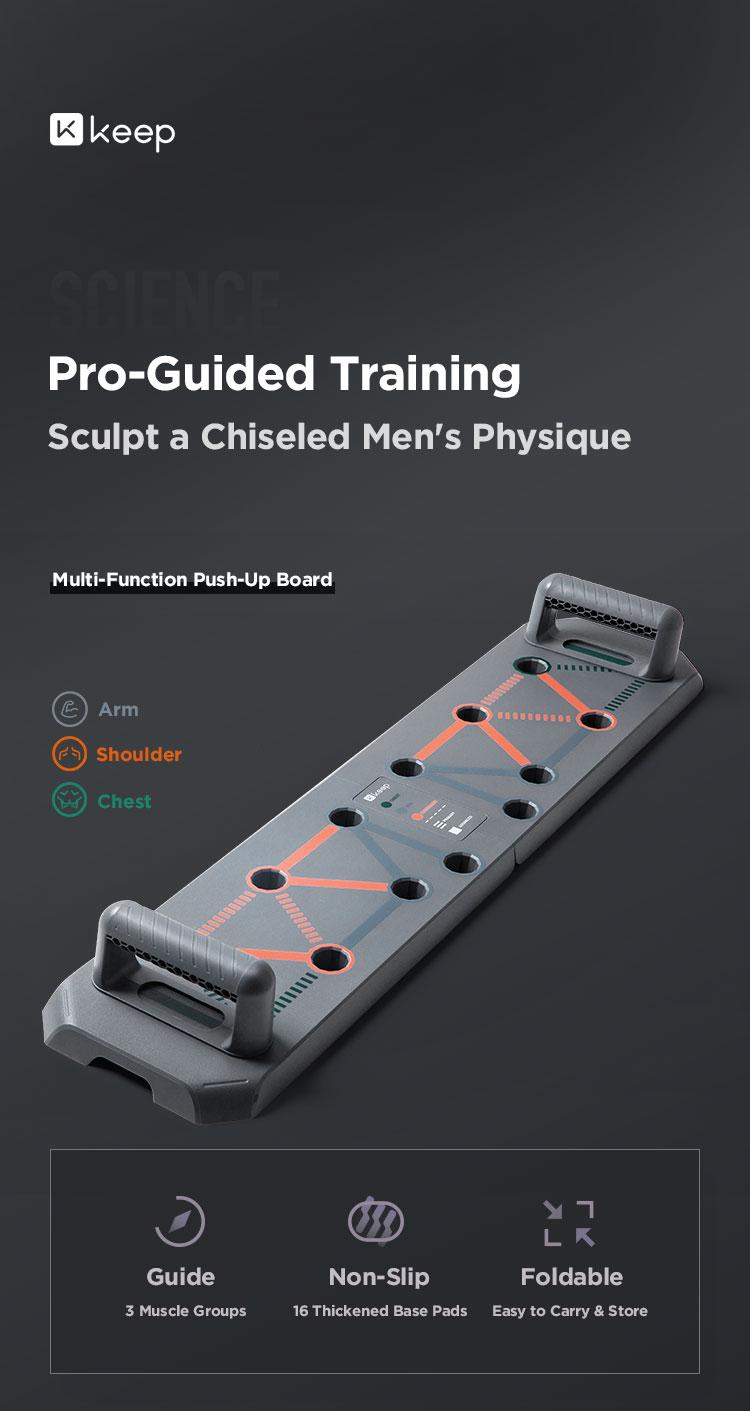 Push Up Board – Foldable Push Up Board for Men and Women, Push Up Handles with  Coded Combo Positions for Exercise – At Home Workout Equipment Men, Pushup Board