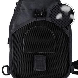 Tactical Compact EDC Shoulder Sling Bag for Men - Crossbody and Chest Pack for Travel, Camping, Trekking, Outdoor Sports - Adjustable Multifunction Durable dealsforyoudays
