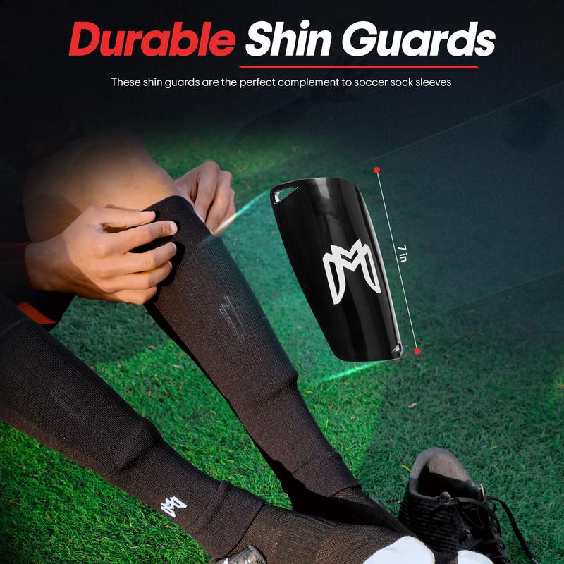 Elite Soccer Bundle - Grip Sock, Shin Guards, Pre-Cut Sock Sleeves, and Shin Guard Straps Bundle – Essential Equipment for Futbol Players