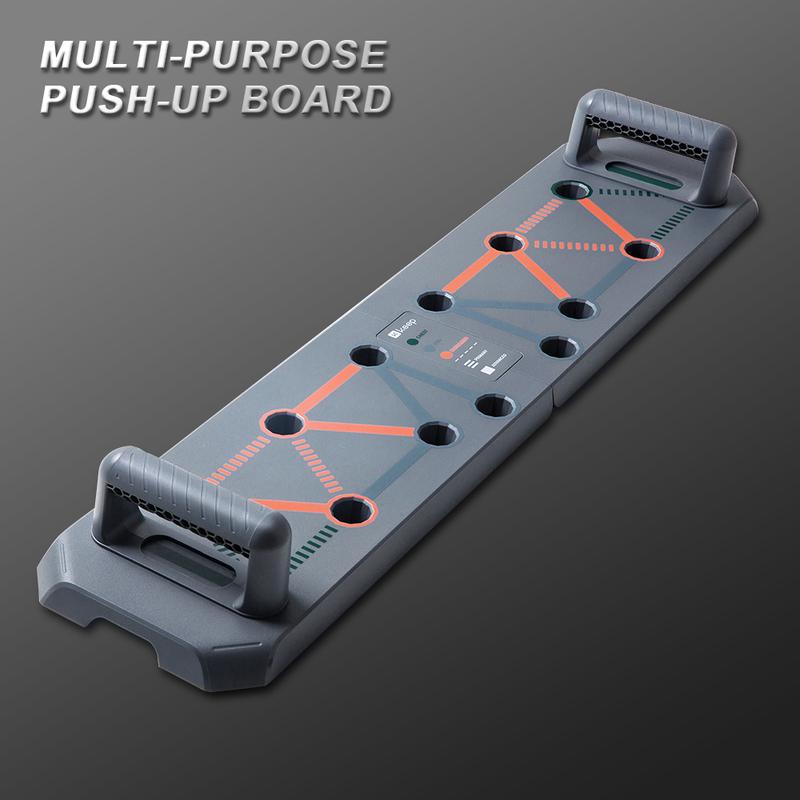Push Up Board – Foldable Push Up Board for Men and Women, Push Up Handles with  Coded Combo Positions for Exercise – At Home Workout Equipment Men, Pushup Board