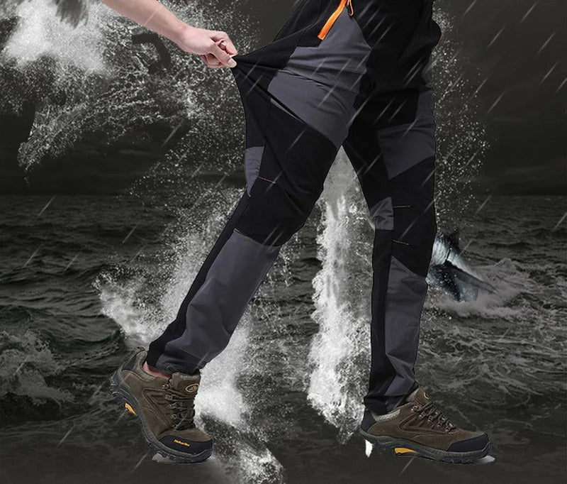 Men Male Summer Thin Breathable Elastic Camping Trekking Fishing Climbing Hiking Outdoor Trousers Quick Dry Sport Pants L-5XL