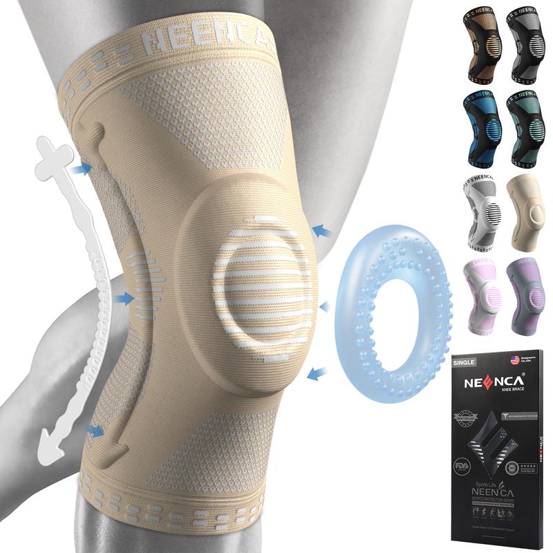 Sports Knee Sleeve for Runner, Workout, Gym, Basketball, Volleyball, Hiking Spicy Dill knee pain Breathable Sponge Knee Pads Tool volleyball tool basketball gear Leg Protector Leg Supporter Knee brace