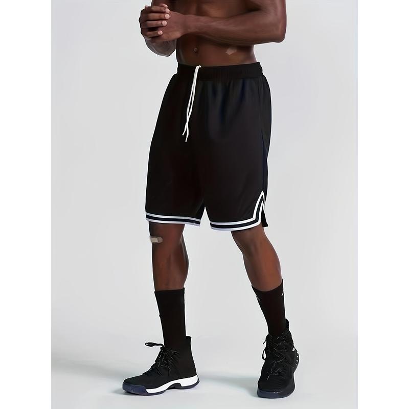 3PCS Men's Mesh Shorts, Three-Piece Set, Sports Basketball Shorts, Running, Fitness, Cycling, Hiking, Swimming, Quick-Dry, Breathable Elastic Shorts