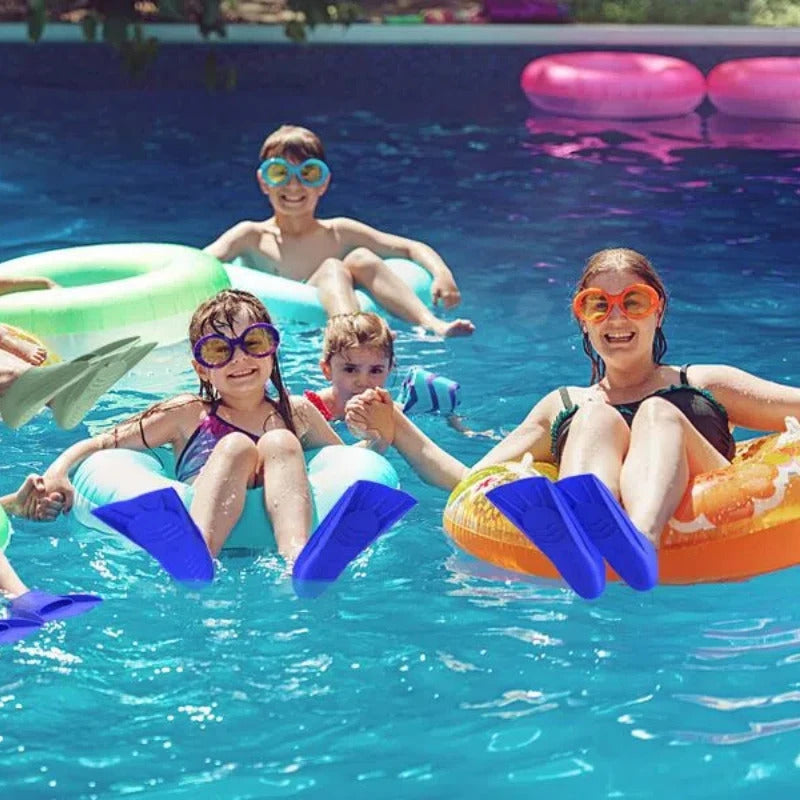 Adult Short Frog Shoes New Silicone Swimming Fin Professional Swimming and Diving Training Webbed Diving Supplies Swimming Fins