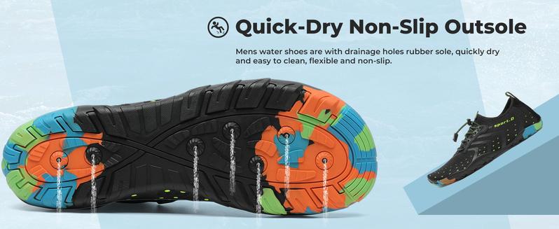 Water Shoes for Women Men Barefoot Beach Shoe Quick Dry Aqua Swim Socks for Surfing Yoga dealsforyoudays