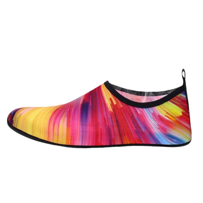 Quick-Dry Water Shoes for Women & Men - Aqua Socks Barefoot Swim Beach Yoga Exercise Pool Camping Gift with Breathable Elastic Fabric and Anti-Slip Sole Watershoes