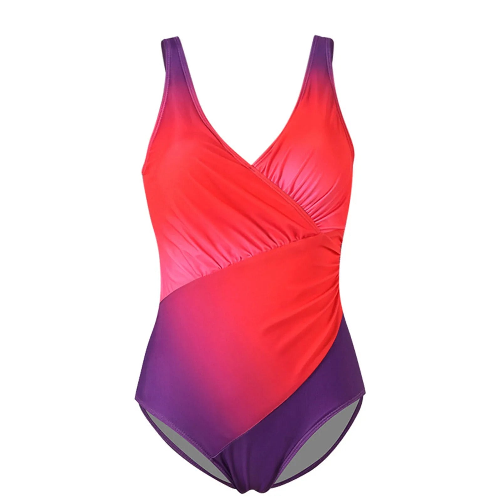 One-Piece Swimsuits Women'S Sports Swimwear Sport Swimsuit Open Back Beach Wear Bathing Suit Rainbow Gradient Beach Swimwear