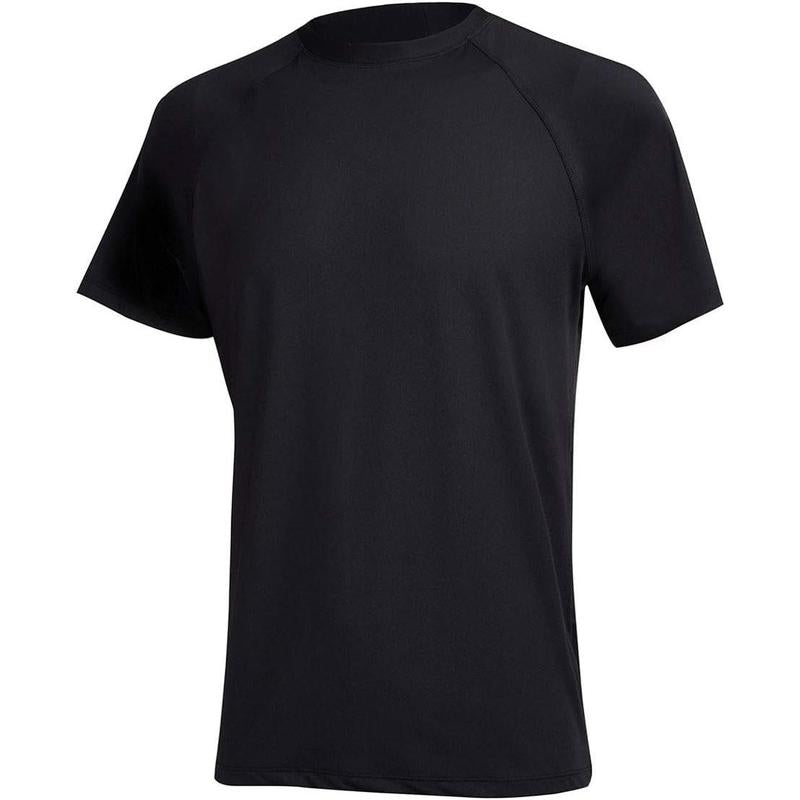 Men's UPF 50+ Rashguard Swim Tee Short Sleeve Running Shirt Swimwear Swim Hiking Workout Shirts #fathersdaygifts