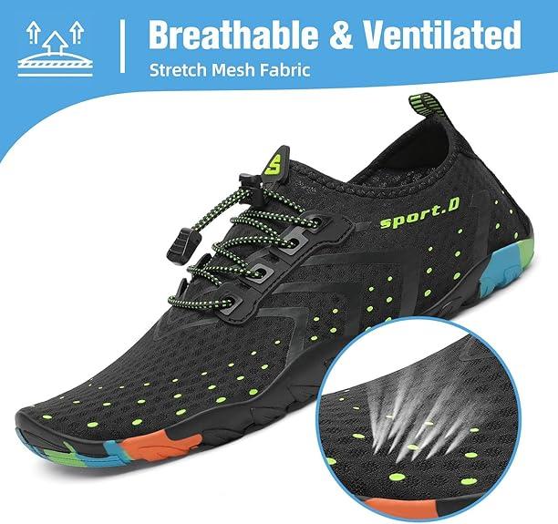 Water Shoes for Women Men Barefoot Beach Shoe Quick Dry Aqua Swim Socks for Surfing Yoga dealsforyoudays