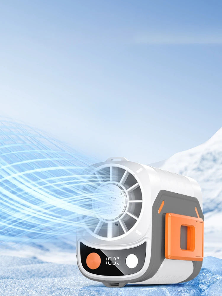 New waist-mounted fan cooling high-temperature outdoor work room welding site portable waist-mounted fan