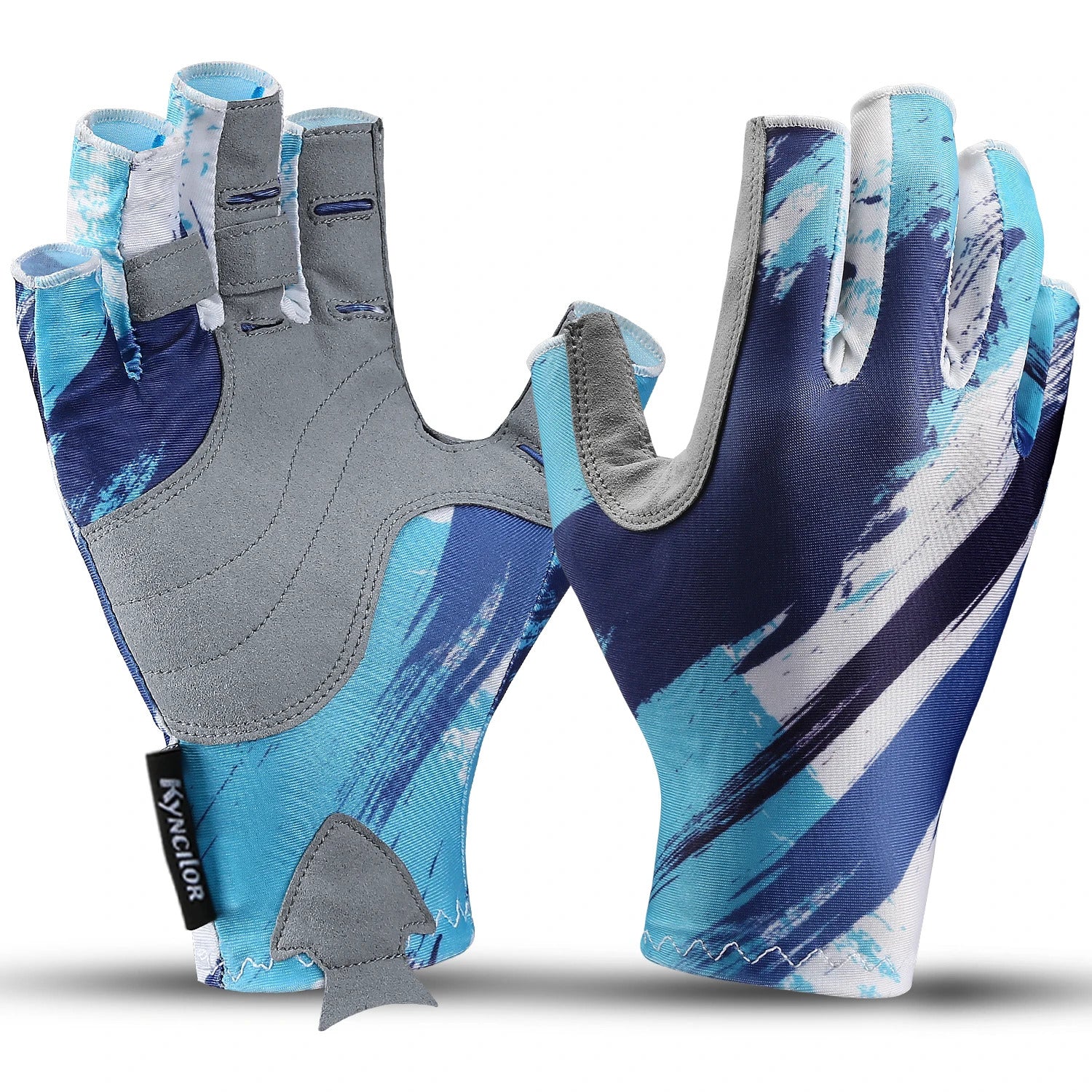 Outdoor Fishing Gloves Half Finger Men Women Anti-slip UV Wear Protection Sports Boating Fish Equipment Angling Sailing Gloves