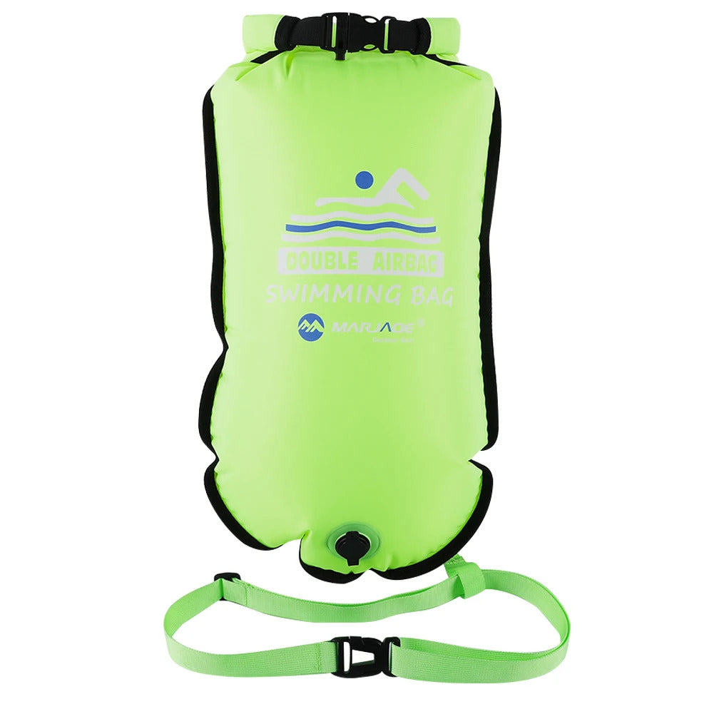 PVC Bucket Inflatable Open Swimming Buoy Tow Float Dry Bag Waterproof Kayaking Boating Swimming Water Sports Bag