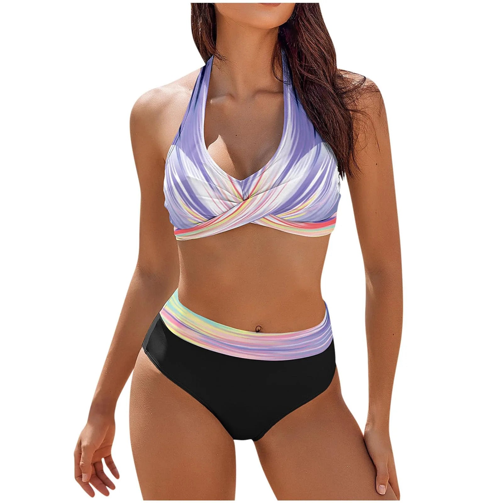 Bikini Push Up Swimwear Women Brazilain Biquinis Feminino 2024 Mujer Swimsuit Tanga Swimming Bathing Suit 2 Piece Set Mujer