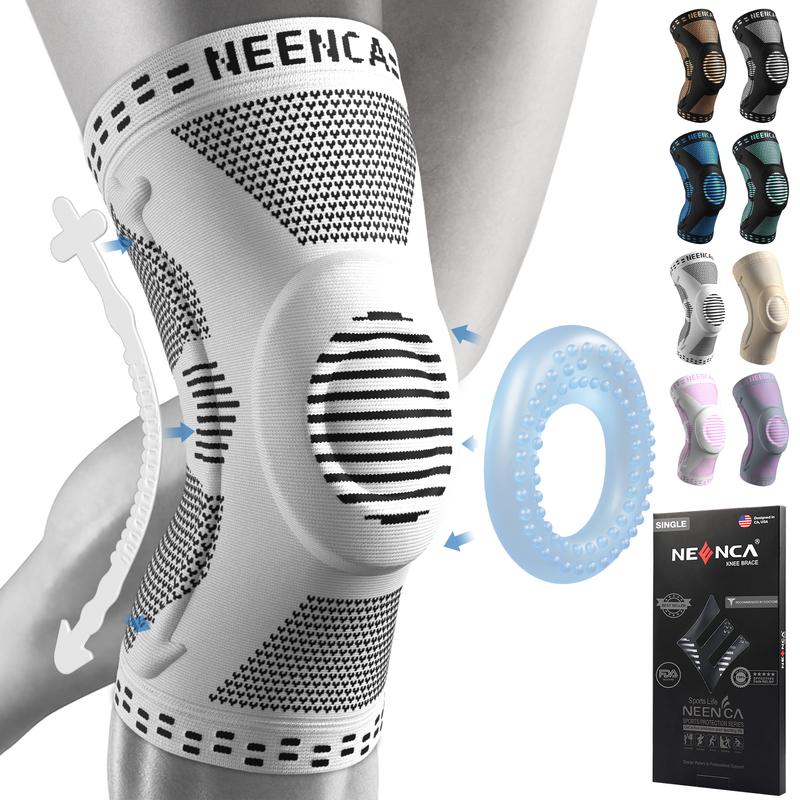 Sports Knee Sleeve for Runner, Workout, Gym, Basketball, Volleyball, Hiking Spicy Dill knee pain Breathable Sponge Knee Pads Tool volleyball tool basketball gear Leg Protector Leg Supporter Knee brace