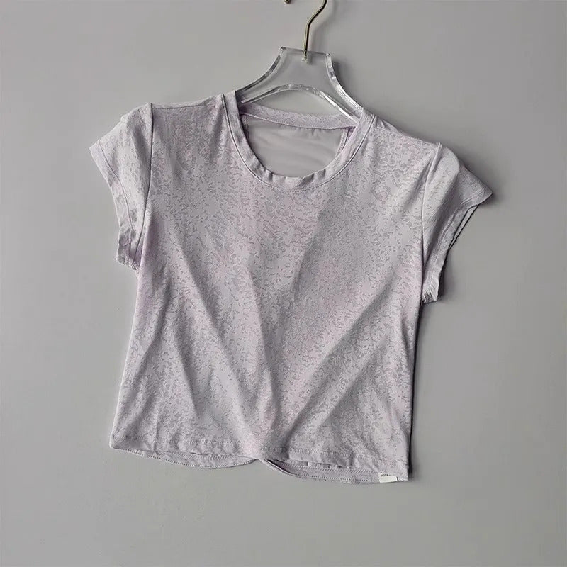 Woman Sports Shirt Short Sleeve Yoga Top Mesh T-Shirts Women Fitness Shirt Sportswear Breathable Workout top Loose Gym Clothes