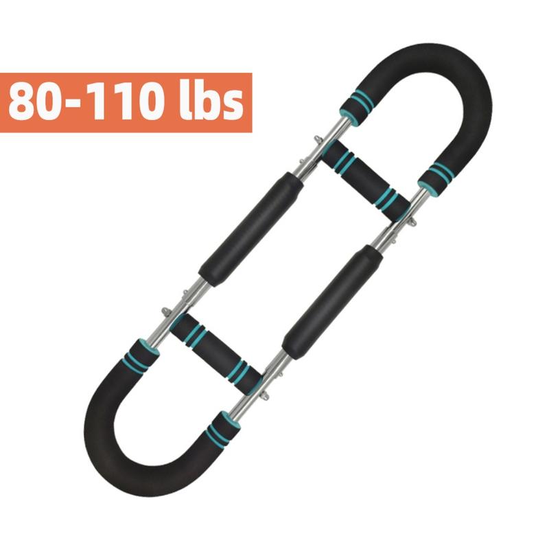 Adjustable 60-130 LBS Twister Arm Trainer for Chest Shoulder Arm & Core Workout Portable Home Gym Equipment with Customizable Resistance