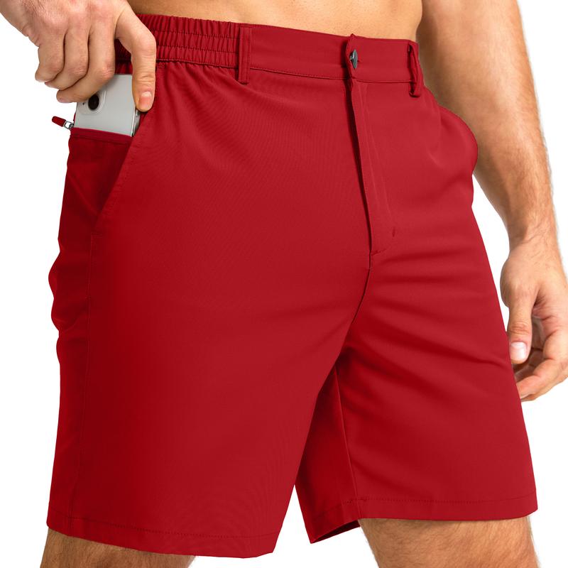 Men's Golf Shorts Stretch Quick Dry Breathable Gym Shorts Lightweight Athleticshorts Fashion Casual Workout Shorts With 3 Pockets Daily Wear