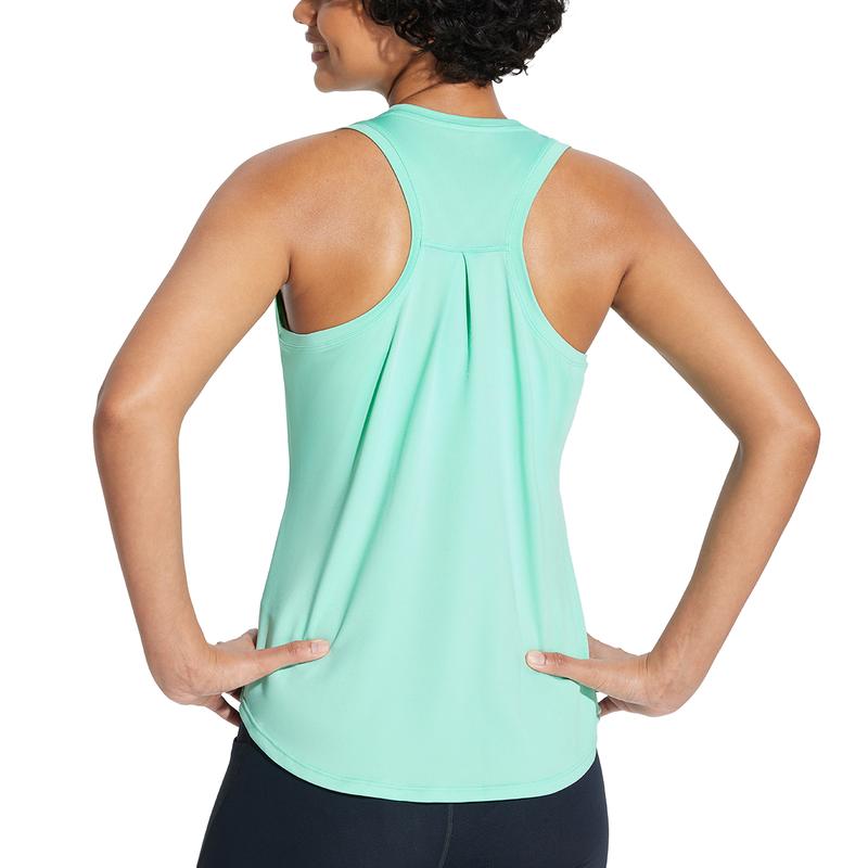 2025 Women's Workout Tank Top Racerback Tops Sleeveless Running Shirts Golf Outfits Loose Fit Yoga Athletic Gym Sports Tennis Workout Top Casual Lounge Everyday Wear