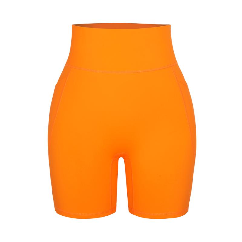 BRXL Women's 5 Inch Inseam Biker Shorts with Pockets High Waist Buttery Soft Yoga Athletic Gym Running Volleyball Spandex Shorts