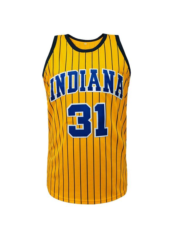 Men's Basketball Jersey, Loose Letter Embroidery Sleeveless Basketball Vest, Breathable Fabric Basketball Shirt for Training, Casual & Outdoor Sports, Sportswear Top, Jersey Tee, Breathable Athletic Top, Athletic Training Apparel