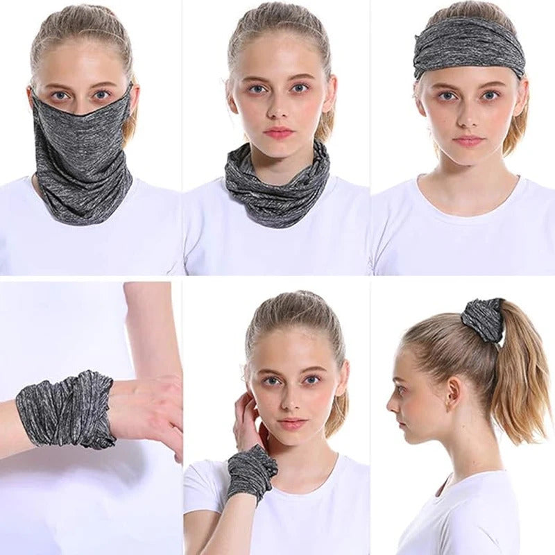 Breathable Mask Summer Bike Headwear Ice Silk UV Protective Mask Outdoor Sports Running Dust for Both Men and Women