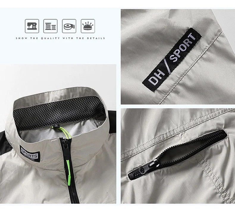 Summer Cool Vest Wearable Cooling Fan Vest Air-conditioned Clothes Usb Cooling 13 Hours For Outdoor Work  Fishing Short Sleeve