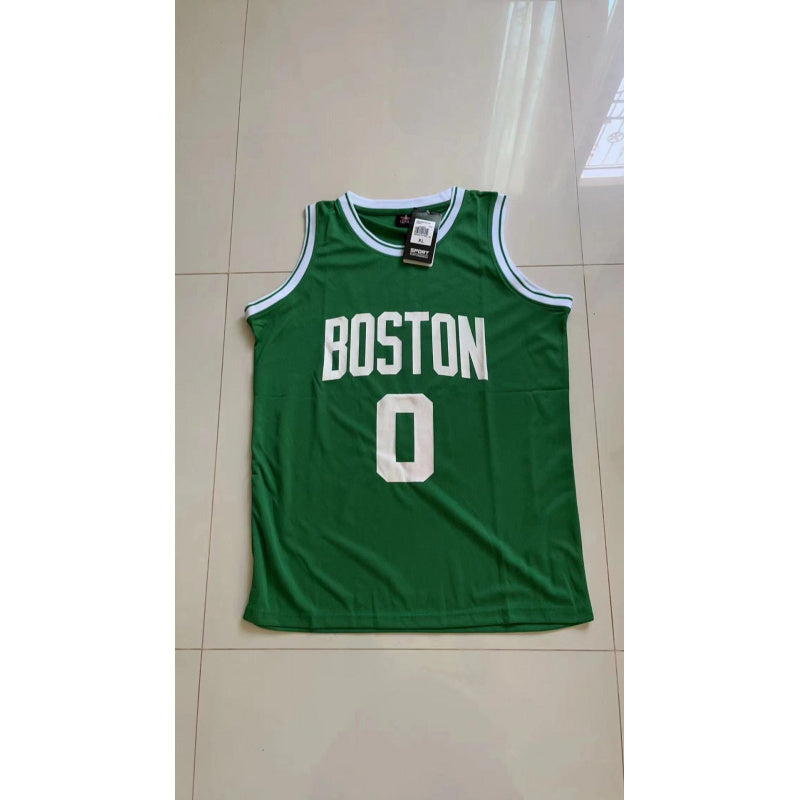 Men's Figure Embroidered Basketball Jersey, 1 Count Loose Sleeveless Vest, Breathable Comfortable Sports Jersey for Training & Outdoor Activities, Sport Outdoor Clothes