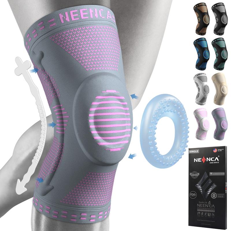 Sports Knee Sleeve for Runner, Workout, Gym, Basketball, Volleyball, Hiking Spicy Dill knee pain Breathable Sponge Knee Pads Tool volleyball tool basketball gear Leg Protector Leg Supporter Knee brace
