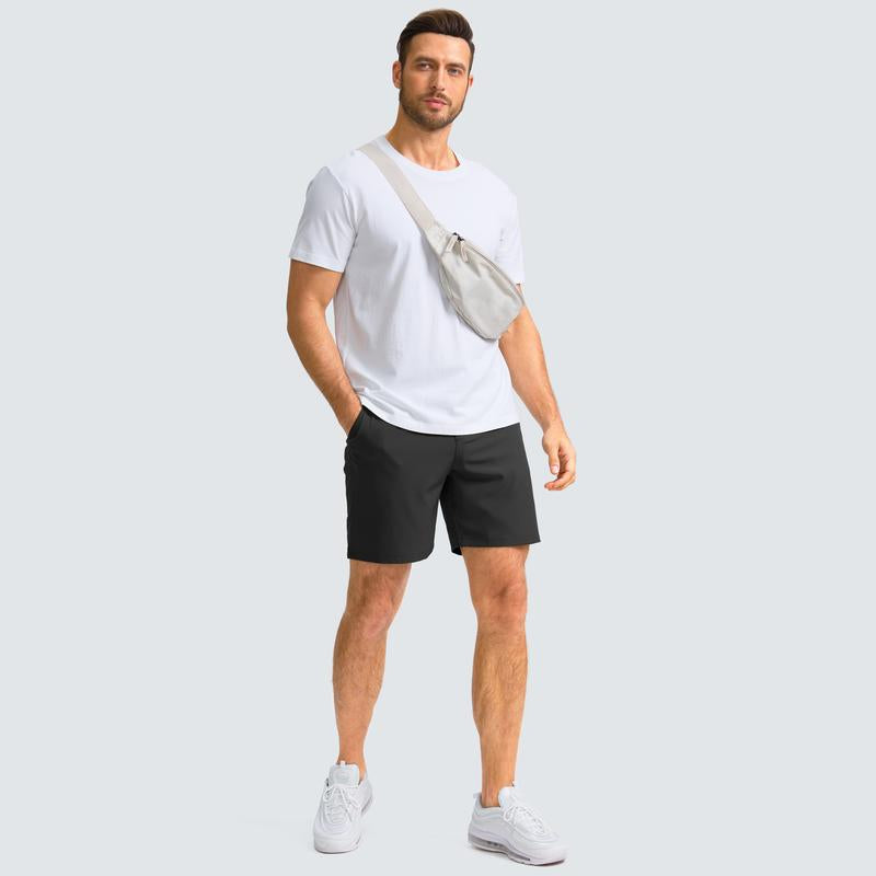 Men's Golf Shorts Stretch Quick Dry Breathable Gym Shorts Lightweight Athleticshorts Fashion Casual Workout Shorts With 3 Pockets Daily Wear