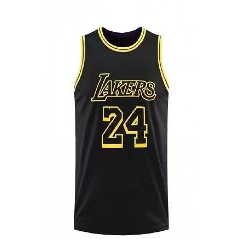 Men's Figure Embroidered Basketball Jersey, 1 Count Loose Sleeveless Vest, Breathable Comfortable Sports Jersey for Training & Outdoor Activities, Sport Outdoor Clothes