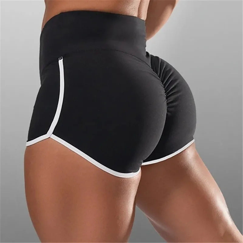 S-3XL Summer Quick-drying Running Shorts For Women  High Waist Women Exercise Sexy Hips Push Up Sportswear Casual Yoga Pants