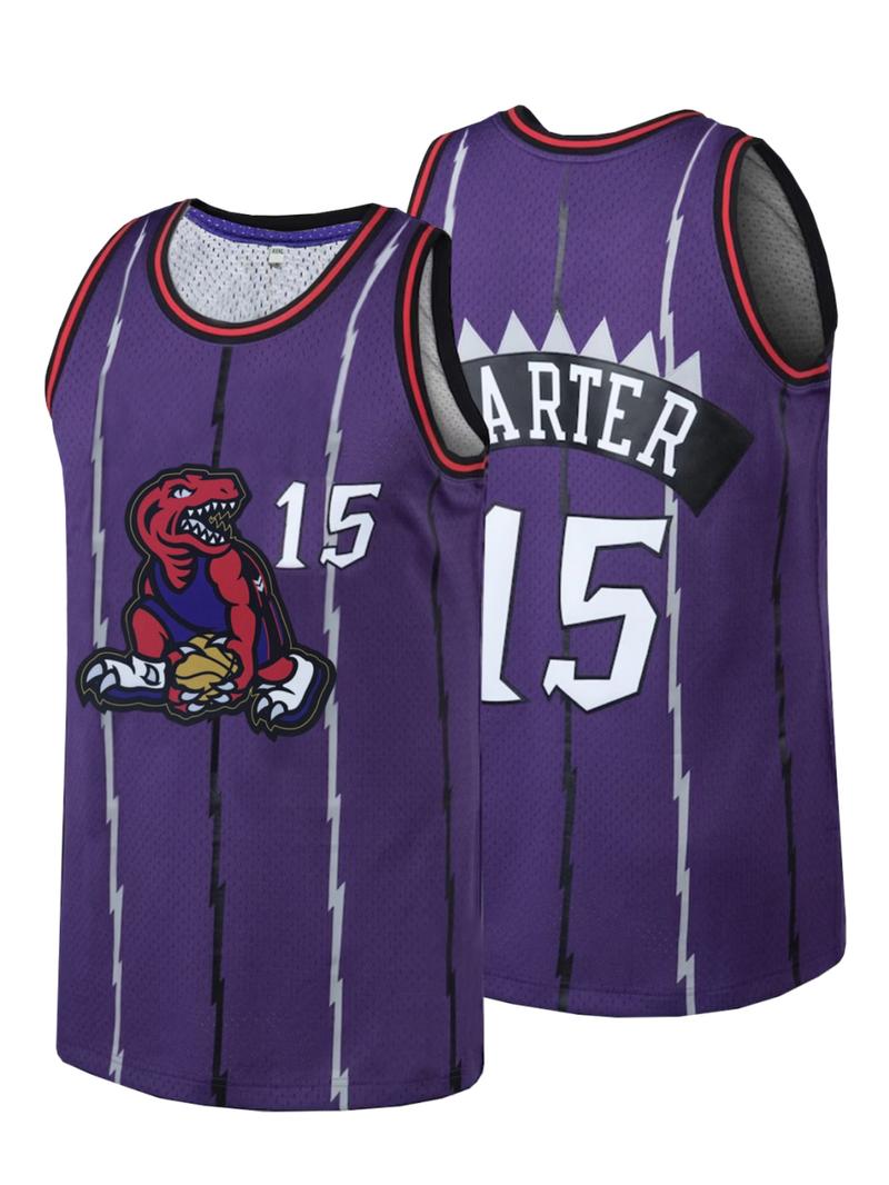 Men's Figure Embroidered Basketball Jersey, 1 Count Loose Sleeveless Vest, Breathable Comfortable Sports Jersey for Training & Outdoor Activities, Sport Outdoor Clothes