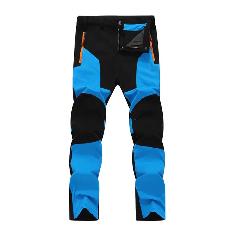 Men Male Summer Thin Breathable Elastic Camping Trekking Fishing Climbing Hiking Outdoor Trousers Quick Dry Sport Pants L-5XL