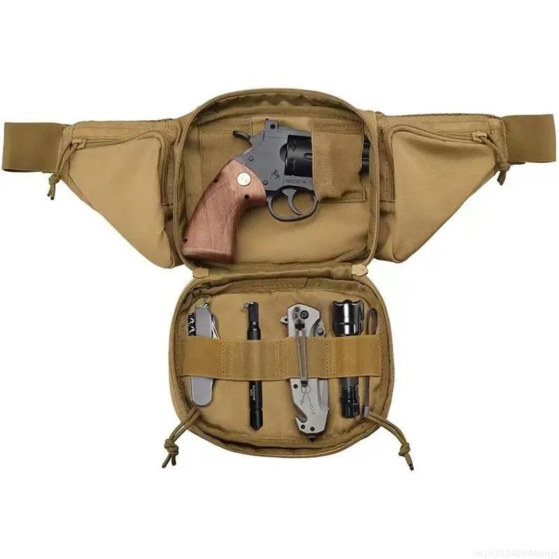 Outdoor Hiking  Waist Running Sports Functional Cycling Bum Multi-functional Tool Shoulder Tactical Waist Pack