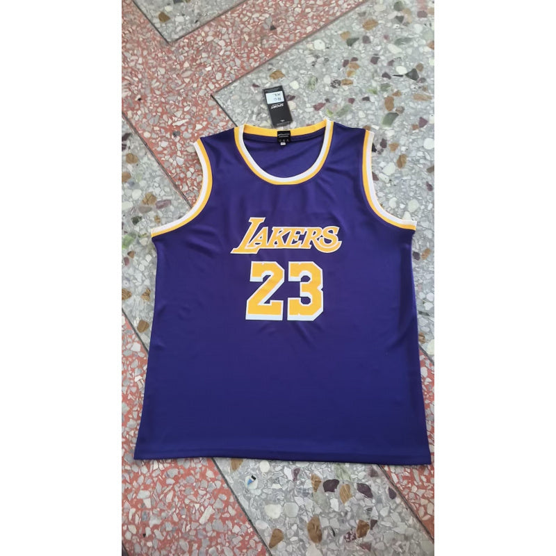 Men's Figure Embroidered Basketball Jersey, 1 Count Loose Sleeveless Vest, Breathable Comfortable Sports Jersey for Training & Outdoor Activities, Sport Outdoor Clothes