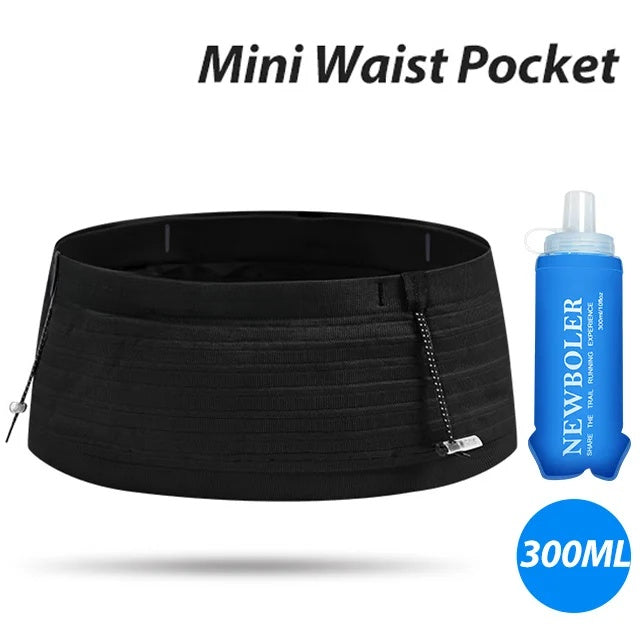 Elastic Sports Waist Bag Pack Running Race Number Belt Triathlon Marathon Race Cycling Mountaineering Phone Waist Bag