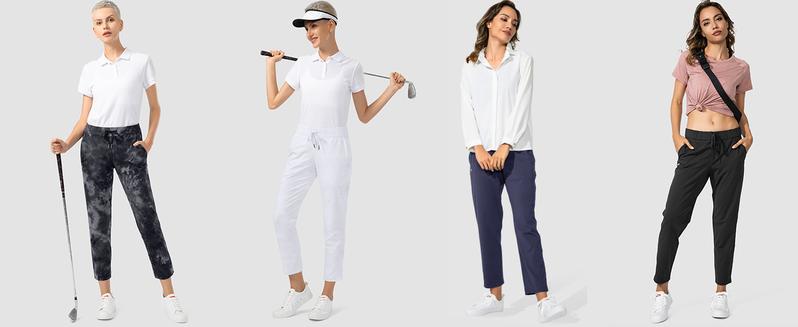 Women's Pants with Deep Pockets 7/8 Sporty Skinny Bottoms Stretch Ankle Sweatpants Solid Tracksuits