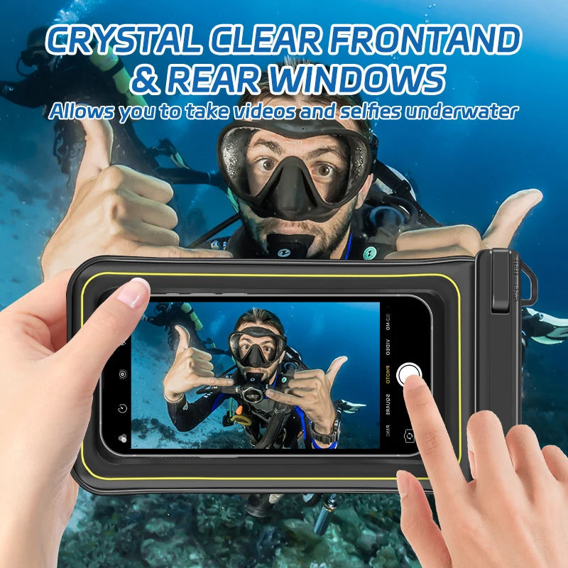 Upgrade Sponge Waterproof Phone Bag Universal Crossbody Swimming Surfing Storage Pouch