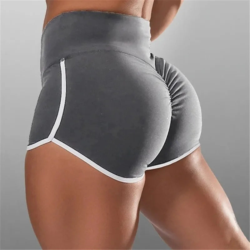 S-3XL Summer Quick-drying Running Shorts For Women  High Waist Women Exercise Sexy Hips Push Up Sportswear Casual Yoga Pants