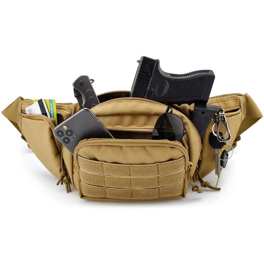 Outdoor Hiking  Waist Running Sports Functional Cycling Bum Multi-functional Tool Shoulder Tactical Waist Pack
