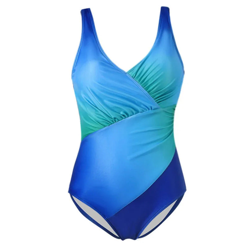 One-Piece Swimsuits Women'S Sports Swimwear Sport Swimsuit Open Back Beach Wear Bathing Suit Rainbow Gradient Beach Swimwear