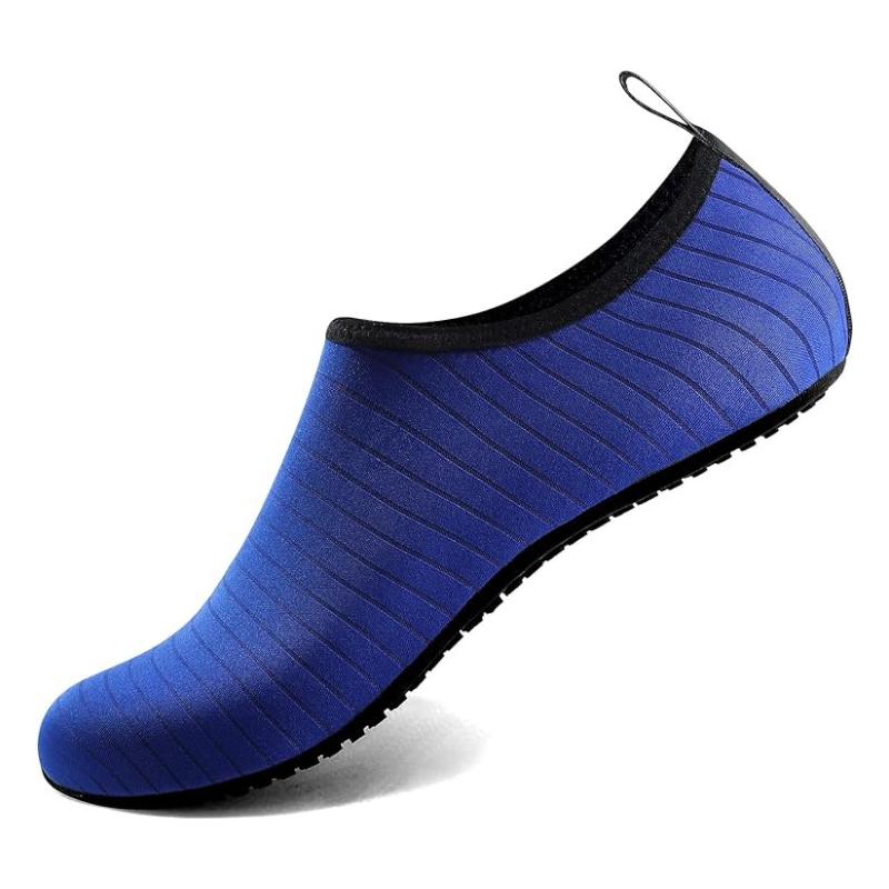 Quick-Dry Water Shoes for Women & Men - Aqua Socks Barefoot Swim Beach Yoga Exercise Pool Camping Gift with Breathable Elastic Fabric and Anti-Slip Sole Watershoes
