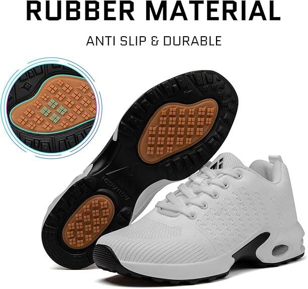 Womens Sneakers Air Cushion Running Tennis Shoes Women Lightweight Arch Support Walking Shoes