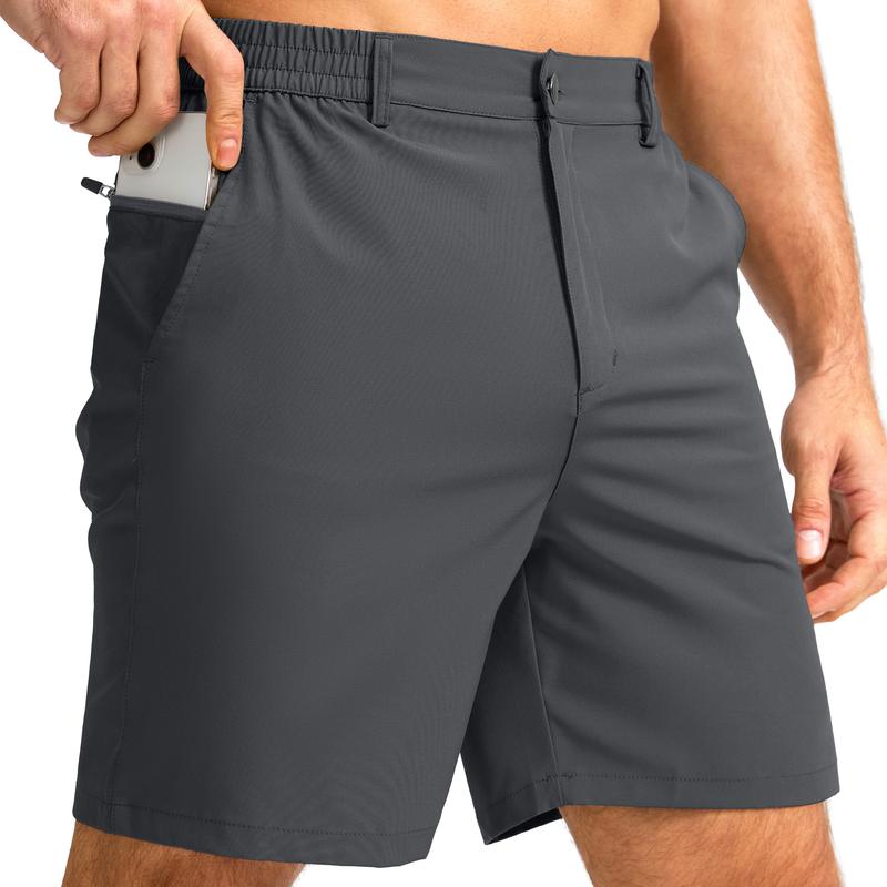 Men's Golf Shorts Stretch Quick Dry Breathable Gym Shorts Lightweight Athleticshorts Fashion Casual Workout Shorts With 3 Pockets Daily Wear