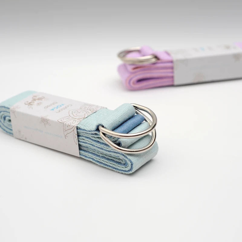 Yoga Dance Lacing Two-color Matching Yoga Cotton Straps Yoga Stretching Belt