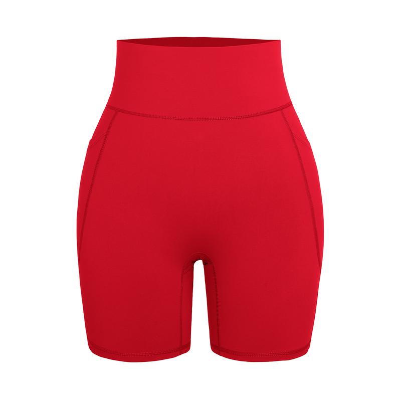 BRXL Women's 5 Inch Inseam Biker Shorts with Pockets High Waist Buttery Soft Yoga Athletic Gym Running Volleyball Spandex Shorts
