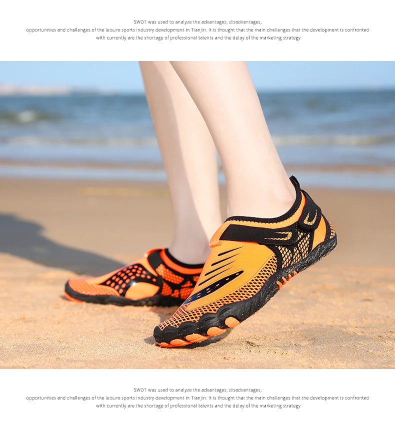 Swimming Shoes Men Beach Aqua Shoes Women Quick Dry Barefoot Upstream Surfing Slippers Hiking Water Shoes Wading Unisex Sneakers