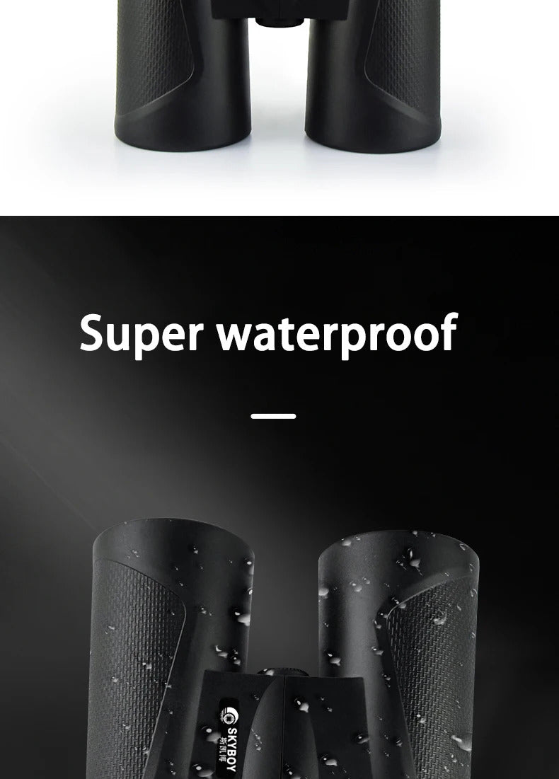 Powerful Telescope 12X42 Professional Binoculars Low Light BAK4-Prism Long Range Waterproof Military Hunting Camping Equipment