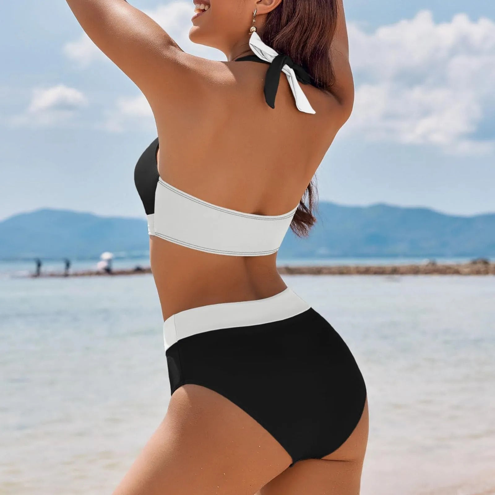Bikini Push Up Swimwear Women Brazilain Biquinis Feminino 2024 Mujer Swimsuit Tanga Swimming Bathing Suit 2 Piece Set Mujer